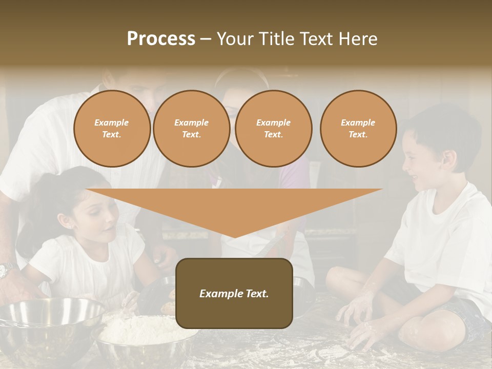 Brown Mum Brunette PowerPoint Template