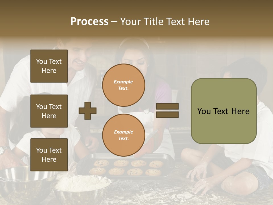 Brown Mum Brunette PowerPoint Template