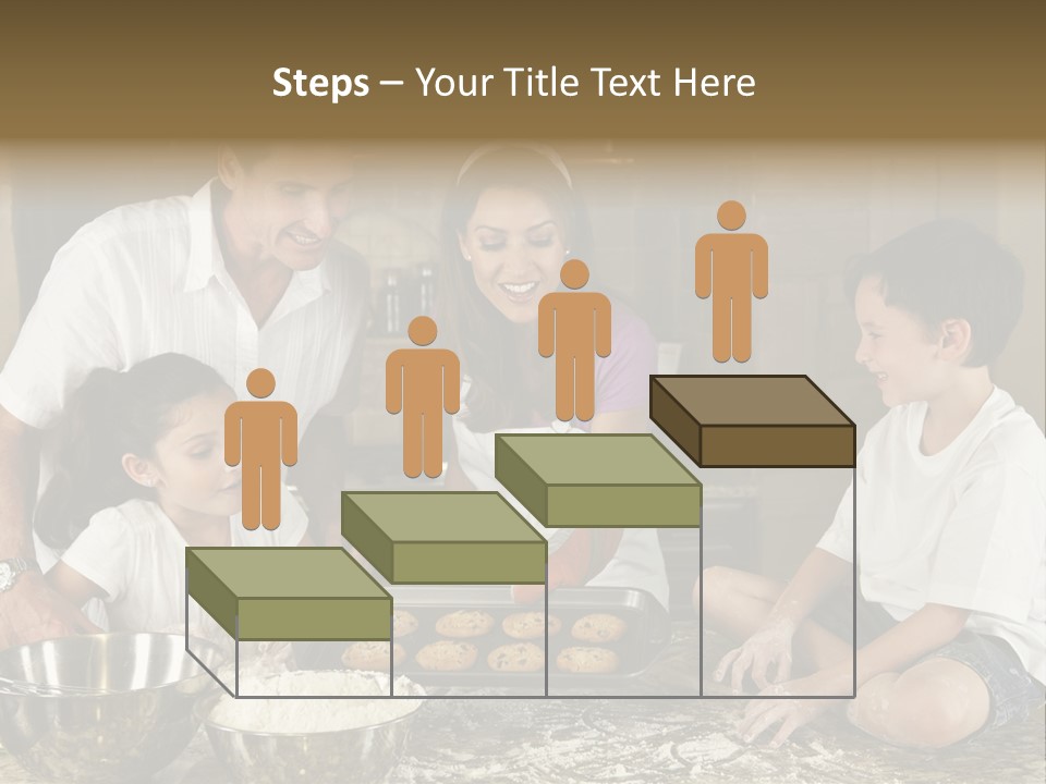 Brown Mum Brunette PowerPoint Template