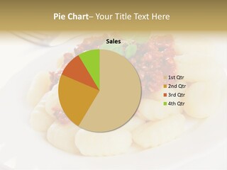 Beef Horizontal Gnocchi PowerPoint Template