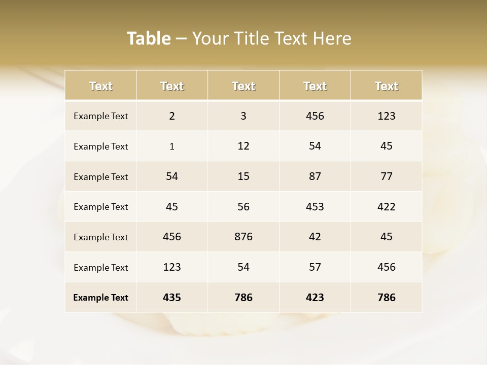 Beef Horizontal Gnocchi PowerPoint Template