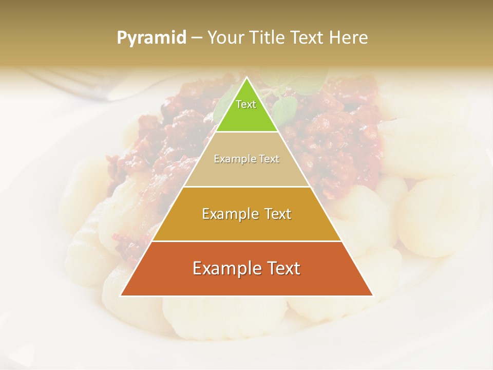 Beef Horizontal Gnocchi PowerPoint Template