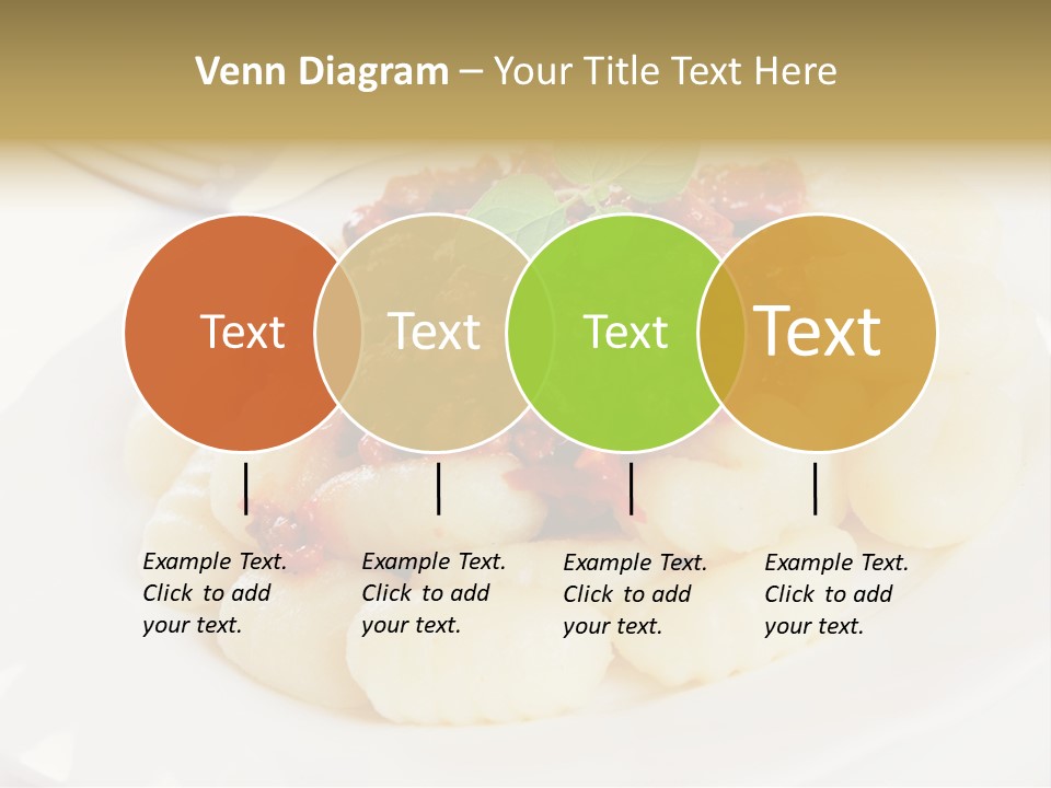 Beef Horizontal Gnocchi PowerPoint Template