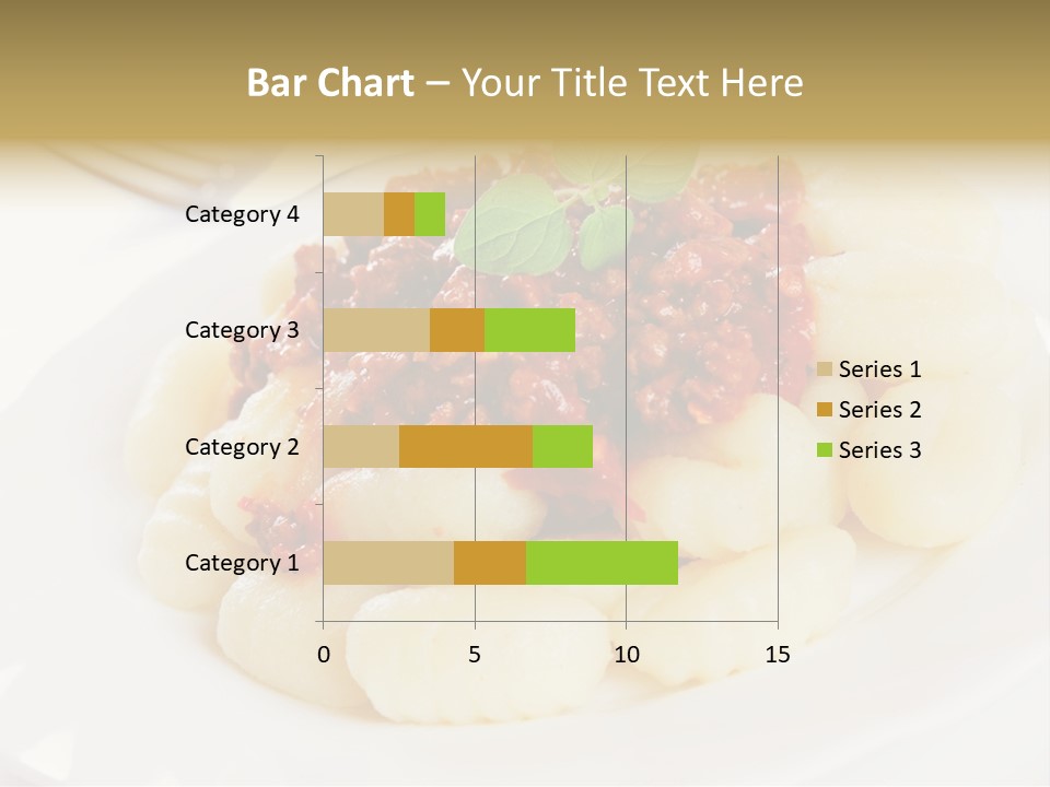Beef Horizontal Gnocchi PowerPoint Template
