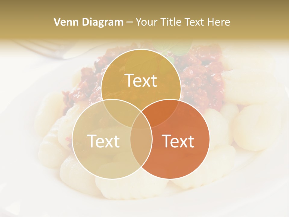 Beef Horizontal Gnocchi PowerPoint Template