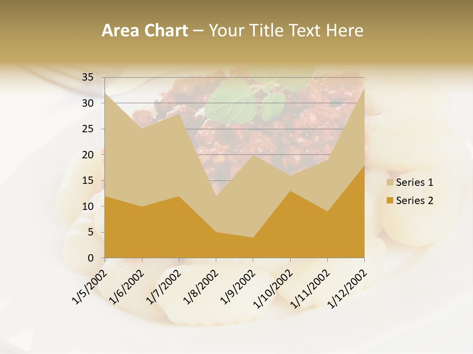 Beef Horizontal Gnocchi PowerPoint Template