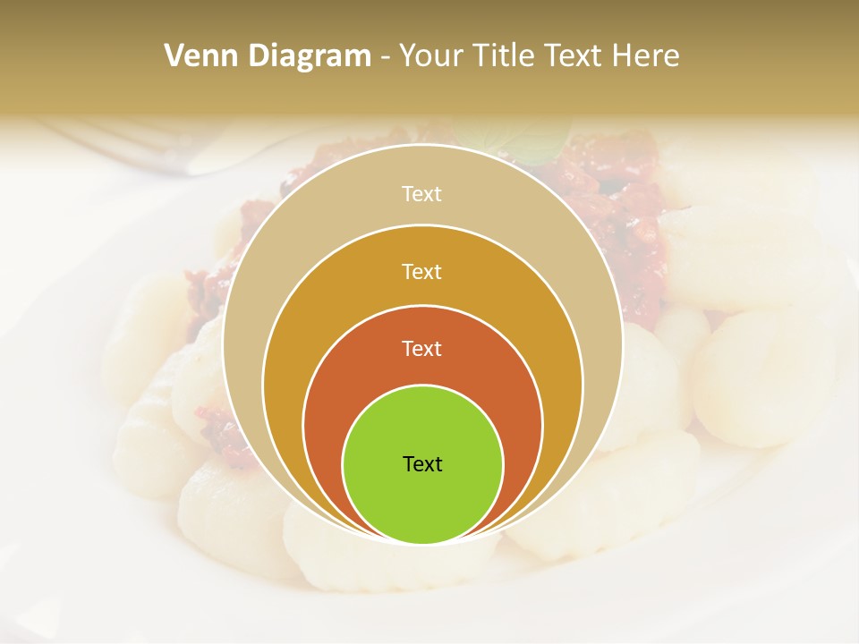 Beef Horizontal Gnocchi PowerPoint Template