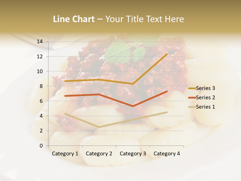 Beef Horizontal Gnocchi PowerPoint Template