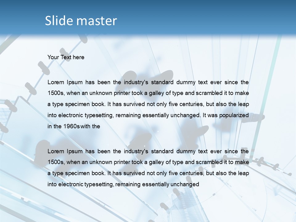 Office Shop Architectural PowerPoint Template