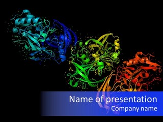 Model Science Protein PowerPoint Template