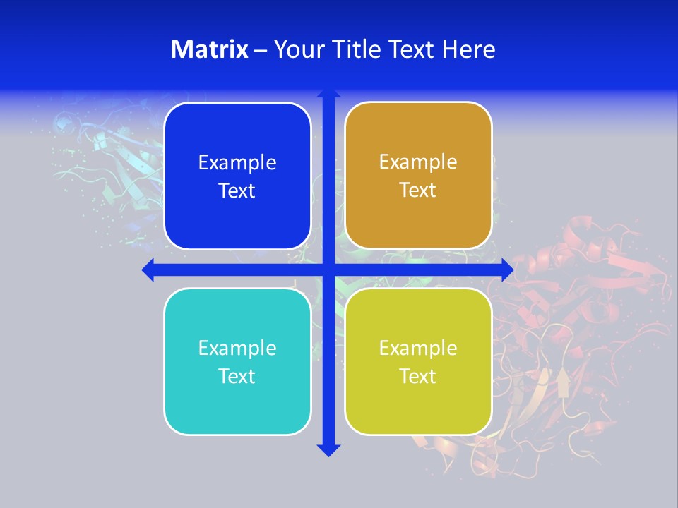 Model Science Protein PowerPoint Template