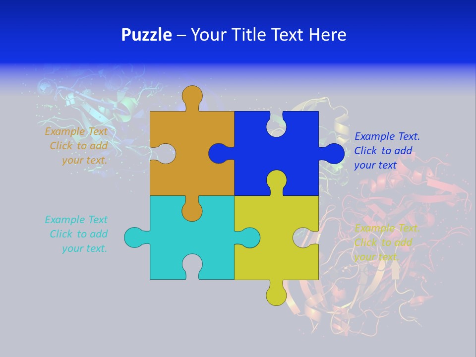 Model Science Protein PowerPoint Template