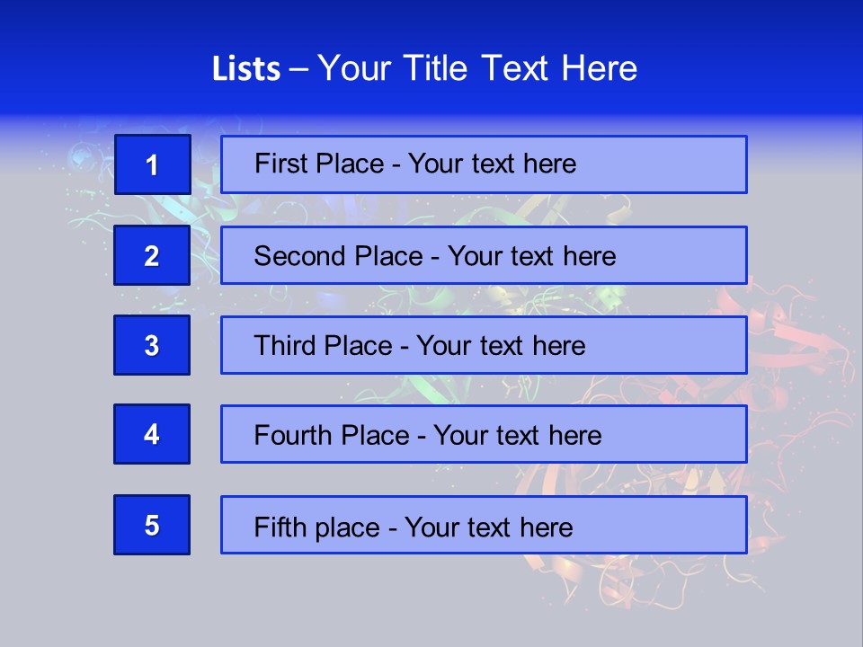Model Science Protein PowerPoint Template
