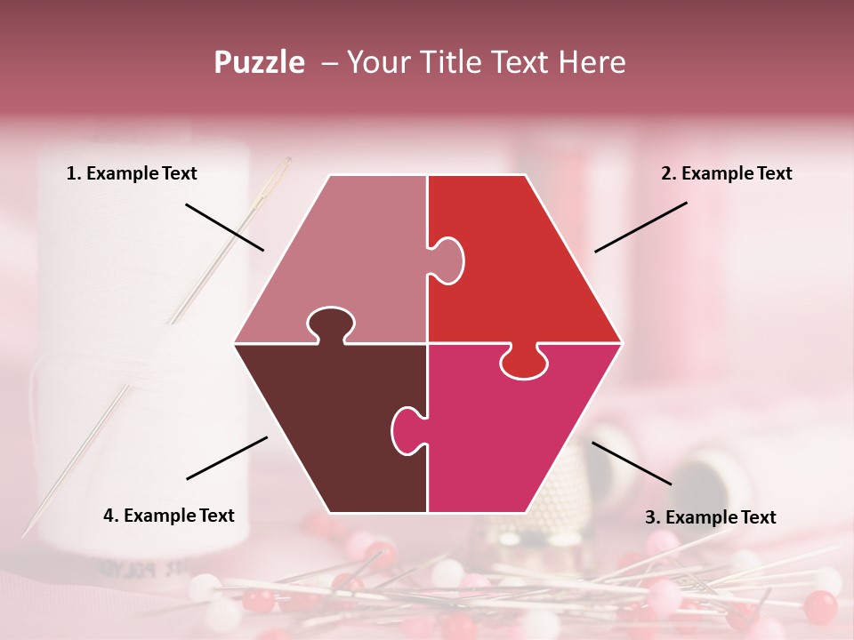 A Group Of Sewing Needles Sitting Next To A Roll Of Thread PowerPoint Template