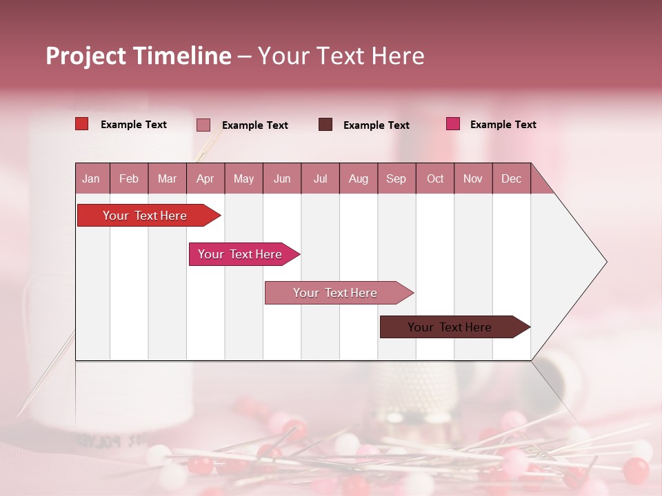 A Group Of Sewing Needles Sitting Next To A Roll Of Thread PowerPoint Template