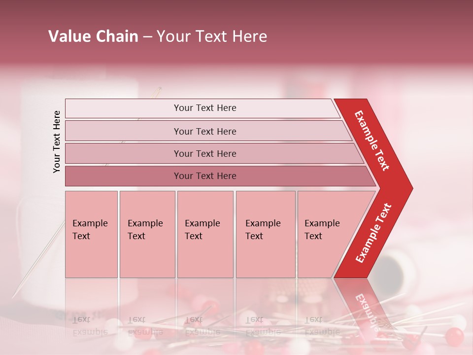 A Group Of Sewing Needles Sitting Next To A Roll Of Thread PowerPoint Template