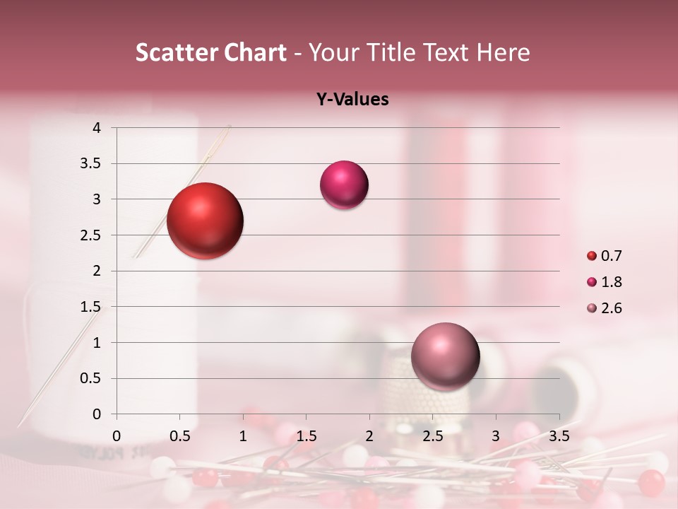 A Group Of Sewing Needles Sitting Next To A Roll Of Thread PowerPoint Template