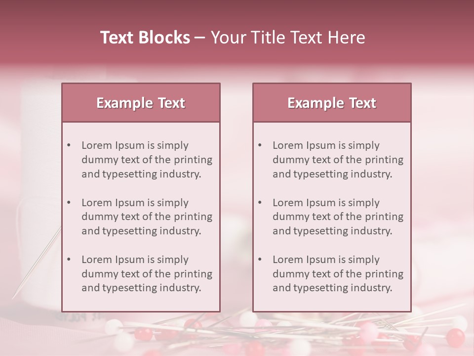A Group Of Sewing Needles Sitting Next To A Roll Of Thread PowerPoint Template