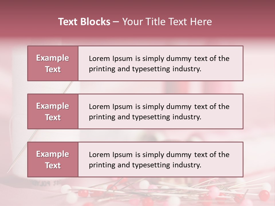 A Group Of Sewing Needles Sitting Next To A Roll Of Thread PowerPoint Template