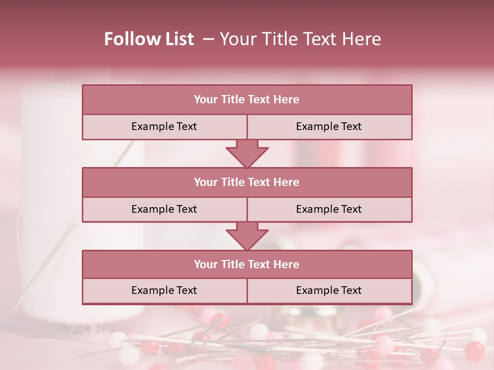 A Group Of Sewing Needles Sitting Next To A Roll Of Thread PowerPoint Template