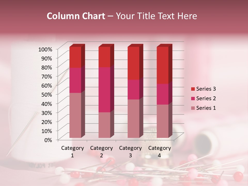 A Group Of Sewing Needles Sitting Next To A Roll Of Thread PowerPoint Template