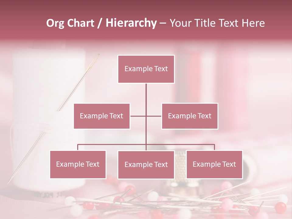 A Group Of Sewing Needles Sitting Next To A Roll Of Thread PowerPoint Template