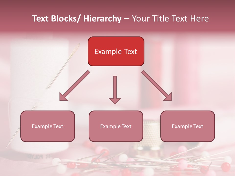 A Group Of Sewing Needles Sitting Next To A Roll Of Thread PowerPoint Template