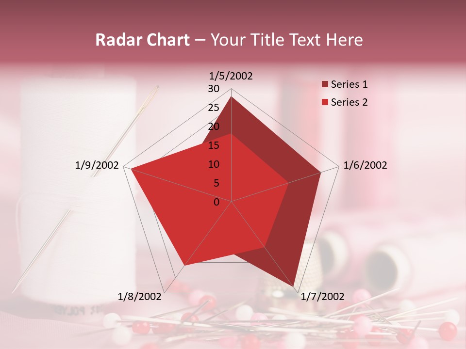 A Group Of Sewing Needles Sitting Next To A Roll Of Thread PowerPoint Template