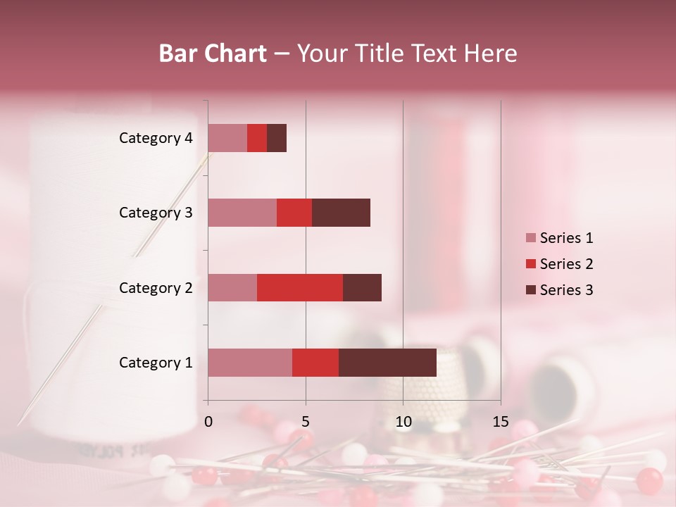 A Group Of Sewing Needles Sitting Next To A Roll Of Thread PowerPoint Template