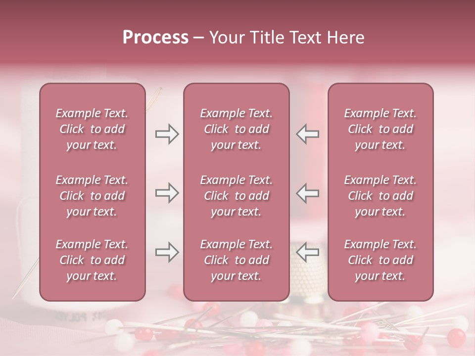 A Group Of Sewing Needles Sitting Next To A Roll Of Thread PowerPoint Template
