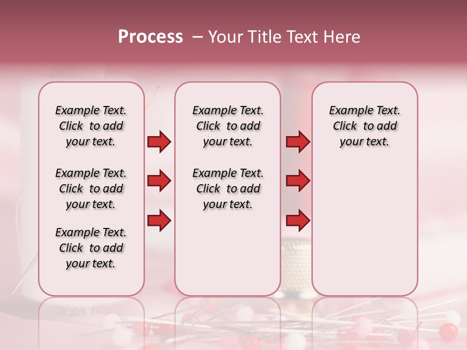 A Group Of Sewing Needles Sitting Next To A Roll Of Thread PowerPoint Template