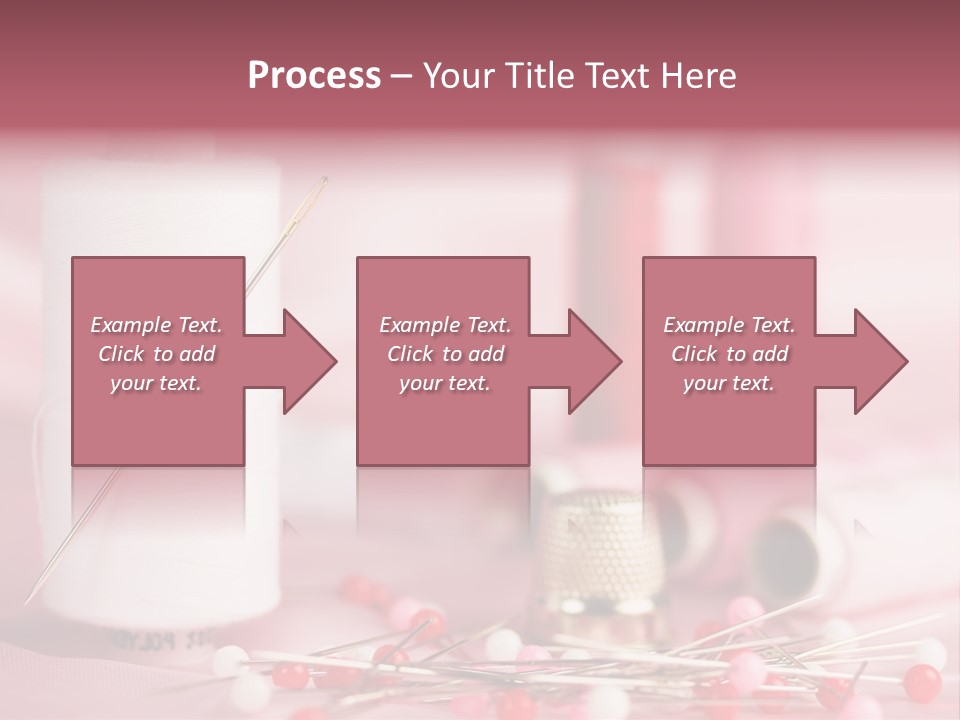 A Group Of Sewing Needles Sitting Next To A Roll Of Thread PowerPoint Template