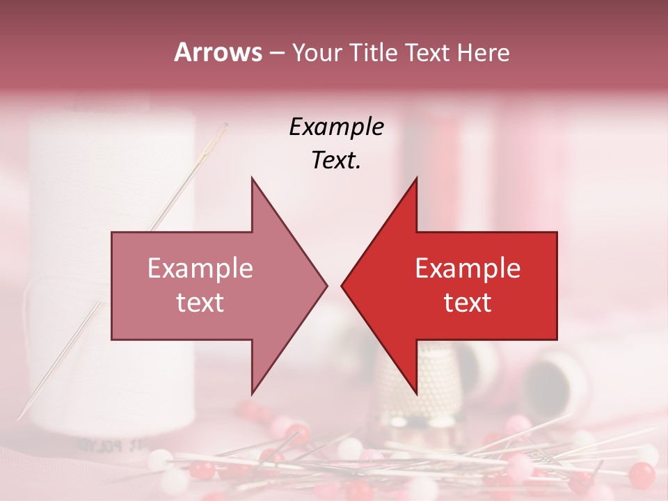 A Group Of Sewing Needles Sitting Next To A Roll Of Thread PowerPoint Template