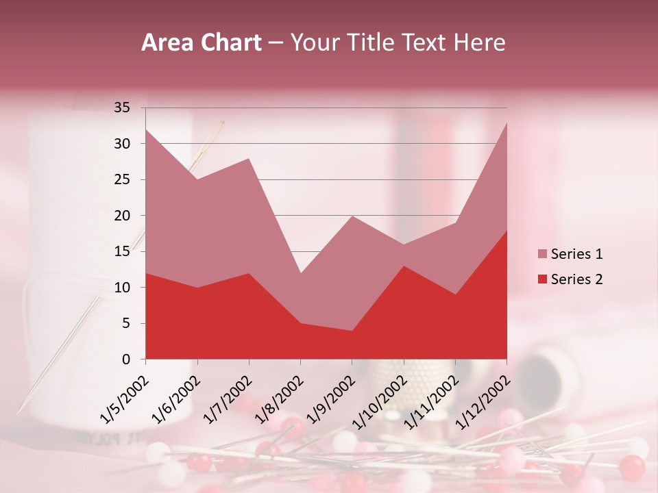 A Group Of Sewing Needles Sitting Next To A Roll Of Thread PowerPoint Template