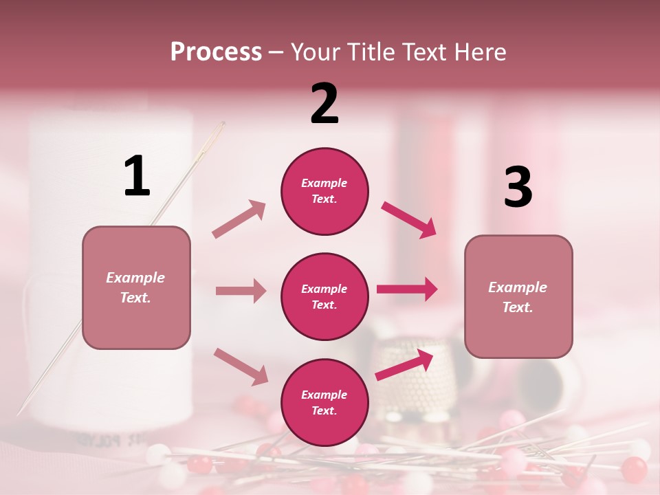 A Group Of Sewing Needles Sitting Next To A Roll Of Thread PowerPoint Template