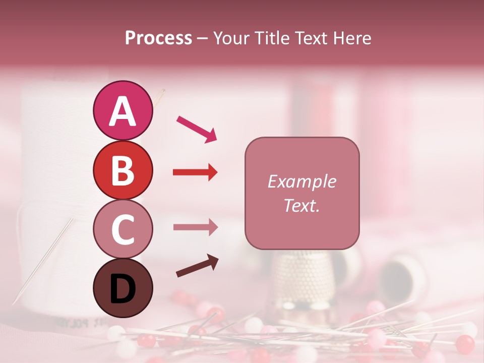 A Group Of Sewing Needles Sitting Next To A Roll Of Thread PowerPoint Template