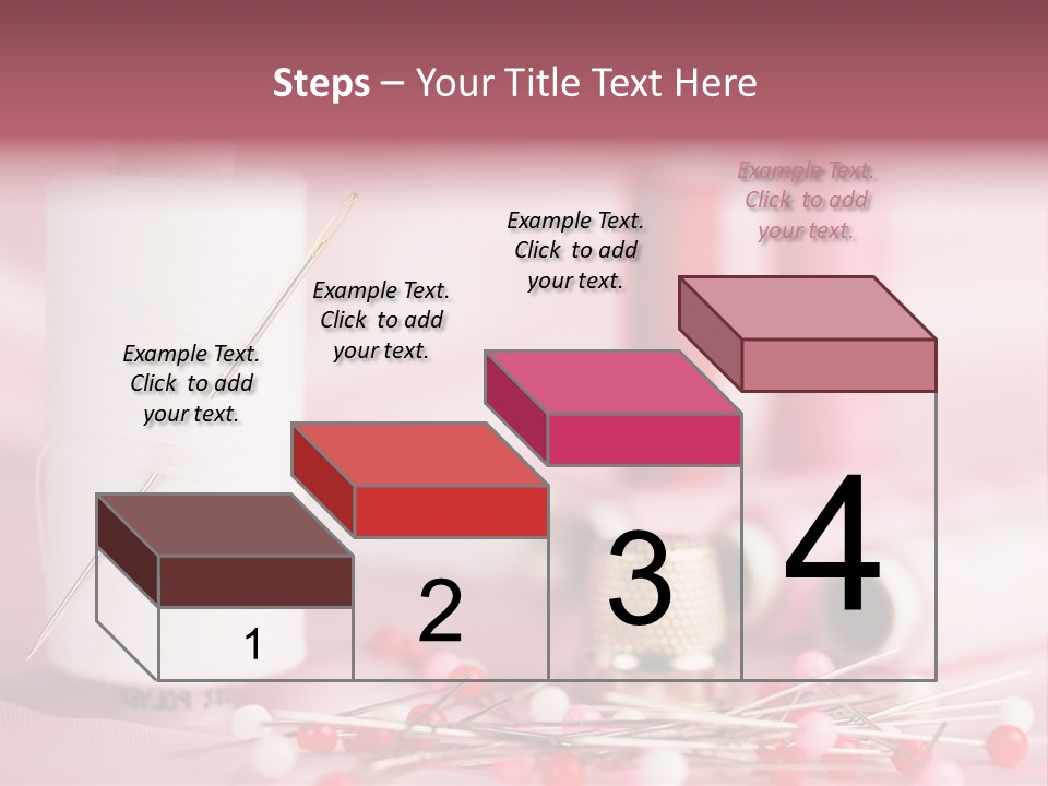 A Group Of Sewing Needles Sitting Next To A Roll Of Thread PowerPoint Template