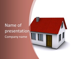 Miniature Structure Isolated PowerPoint Template