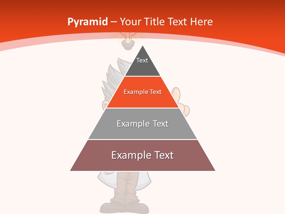 Gradient Standing Teacher PowerPoint Template