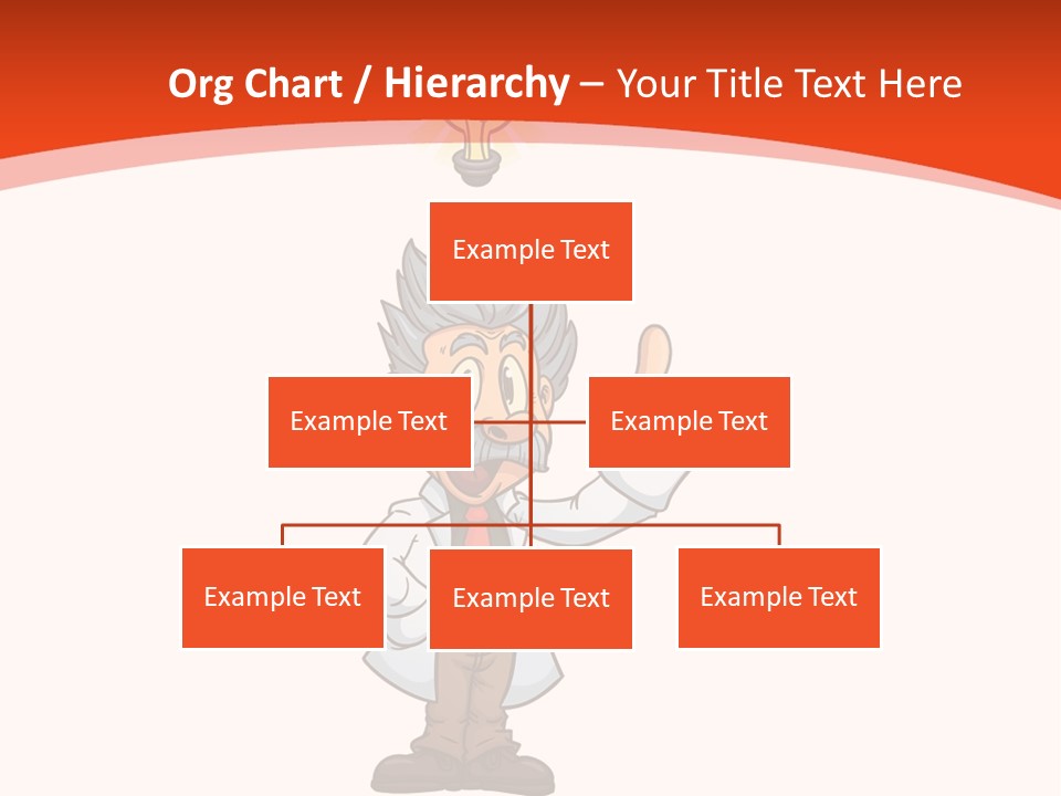 Gradient Standing Teacher PowerPoint Template