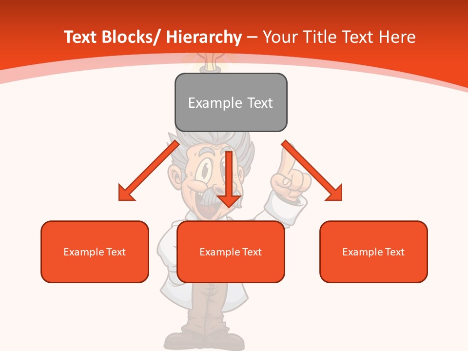 Gradient Standing Teacher PowerPoint Template