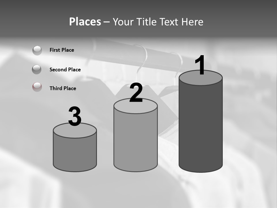 Retail Boutique Black PowerPoint Template