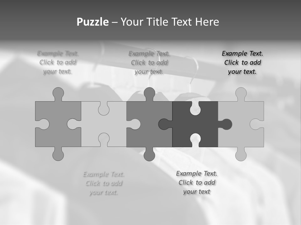 Retail Boutique Black PowerPoint Template