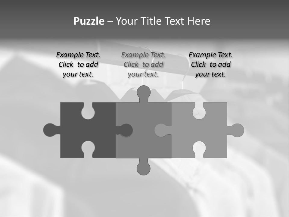 Retail Boutique Black PowerPoint Template