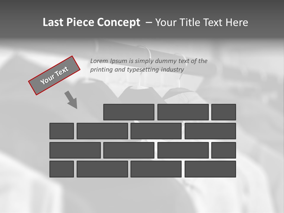 Retail Boutique Black PowerPoint Template