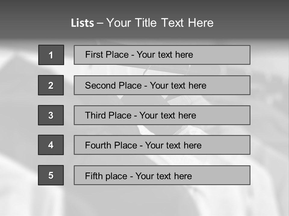 Retail Boutique Black PowerPoint Template