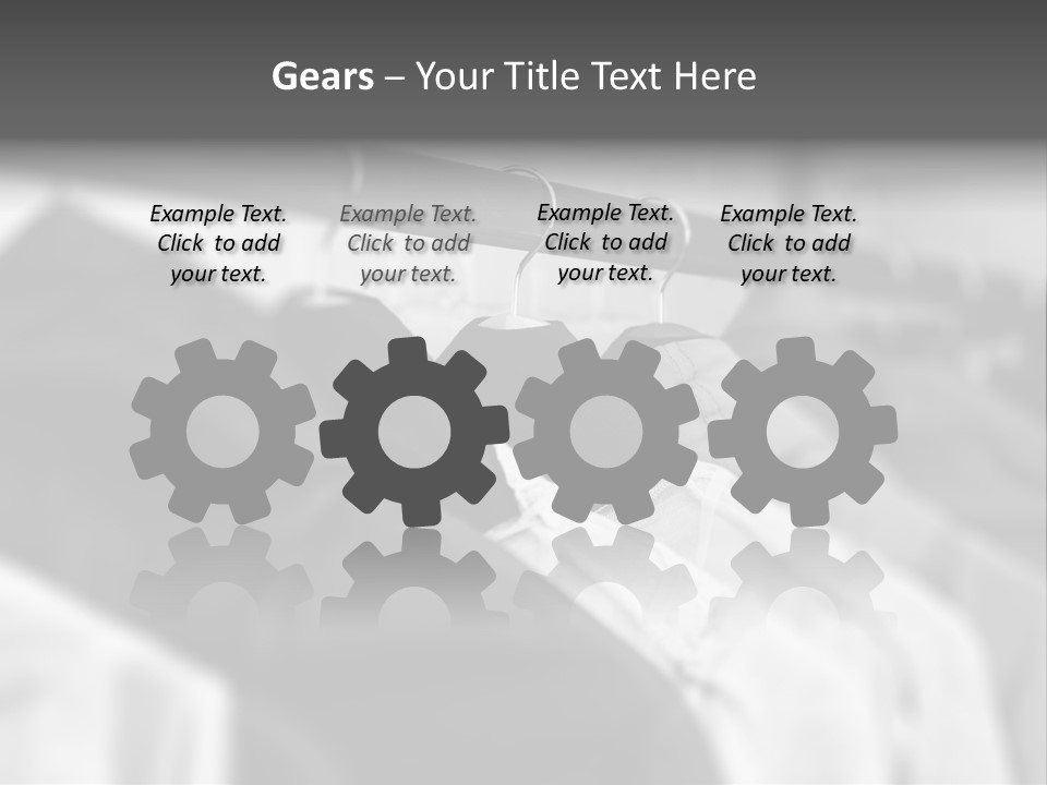 Retail Boutique Black PowerPoint Template