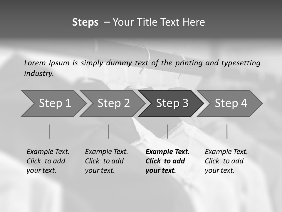 Retail Boutique Black PowerPoint Template
