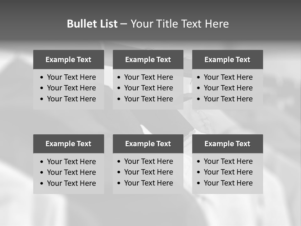 Retail Boutique Black PowerPoint Template