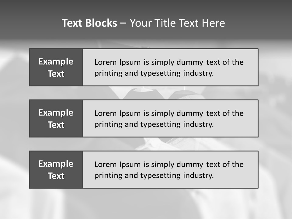 Retail Boutique Black PowerPoint Template